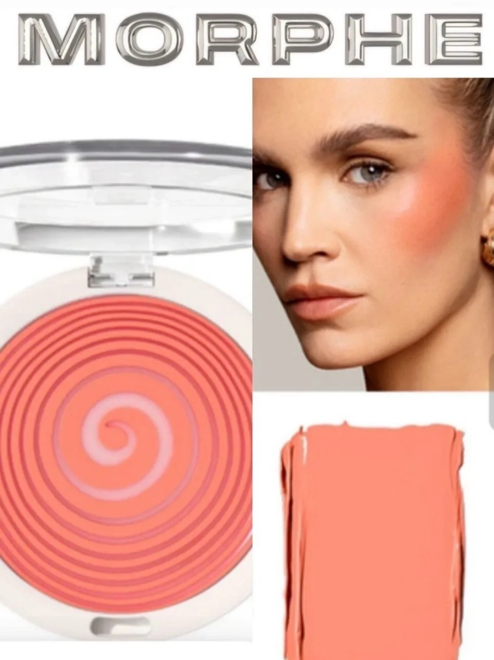 4 OPTIONS- Morphe Huephoric Rush 3-in-1 Silk Blush